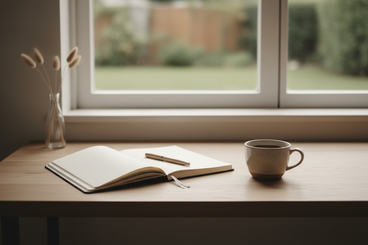 Espacio de trabajo sereno para las sesiones de coaching
